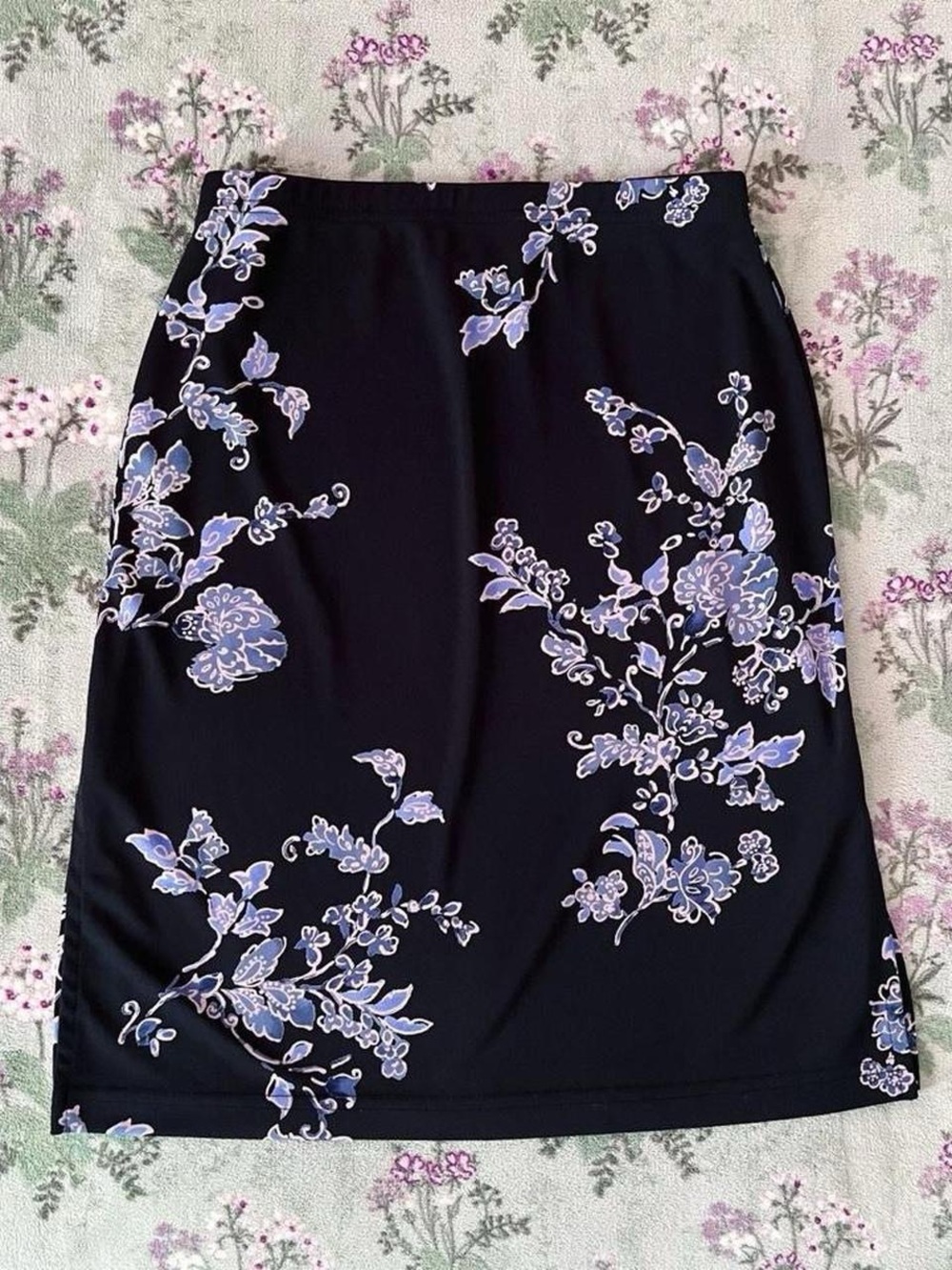 Vintage A. Byer California Knee Length Floral Skirt